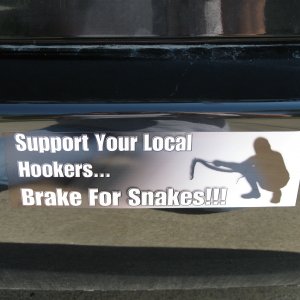 brake for snakes