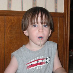 Conor loves suckers!