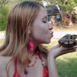 Kati-An, kissing Baby