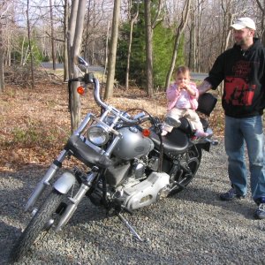Me and my girl on the hog