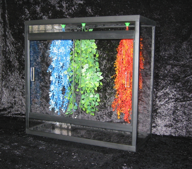 ACRYLIC TERRARIUM WITH FRONT AND TOP ACCESS