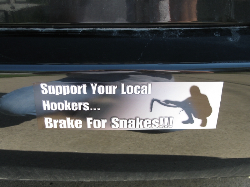 brake for snakes