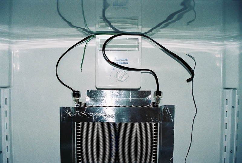 Converted Fridge Incubator