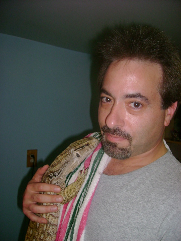 Lucky - my rescue savannah monitor
