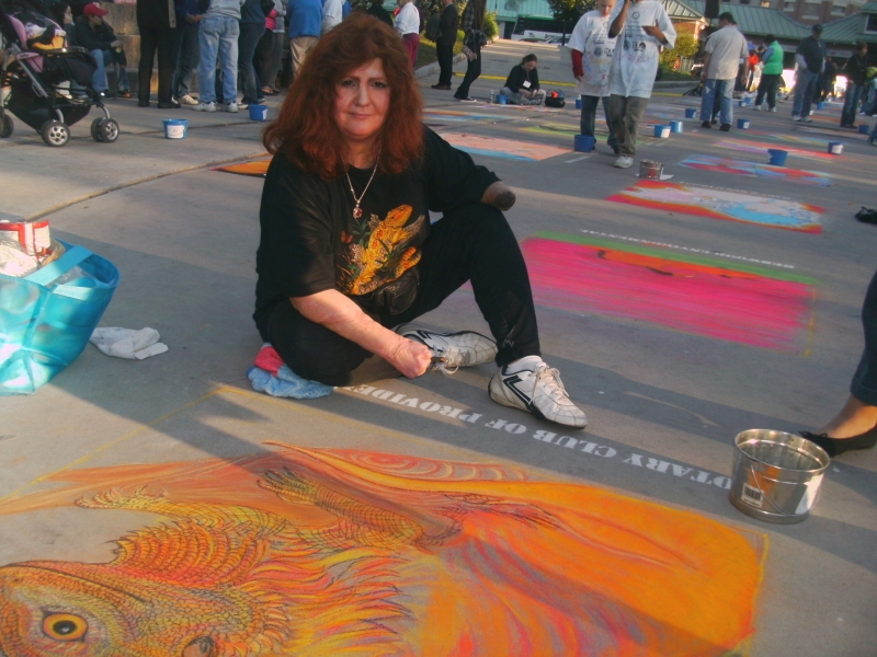 Me at the Providence Art Festival