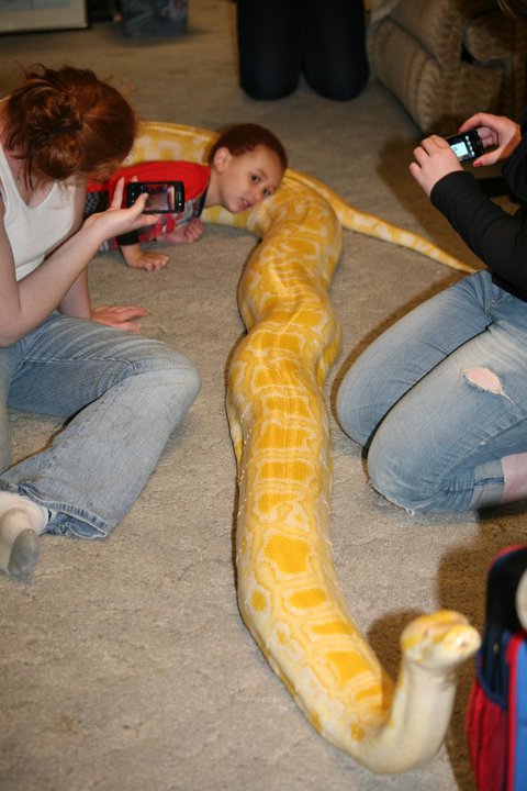 My nephew and Monty