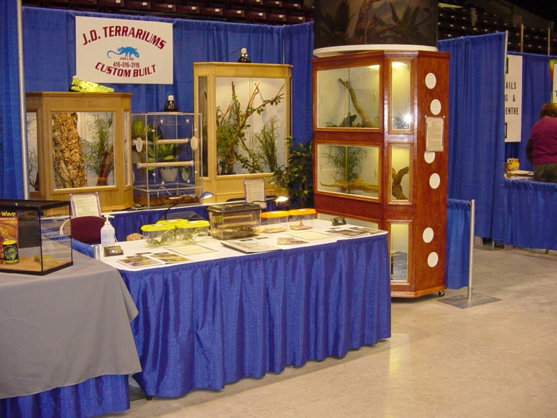 our custom built terrariums