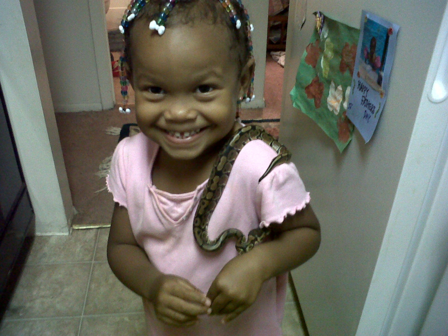 our first snake! Lyla